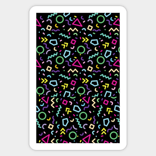 New colorful triangle geometric abstract (2022) Sticker